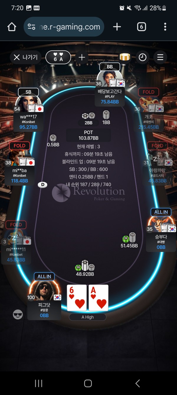 피그베 레볼루션 홀덤후기 +덤