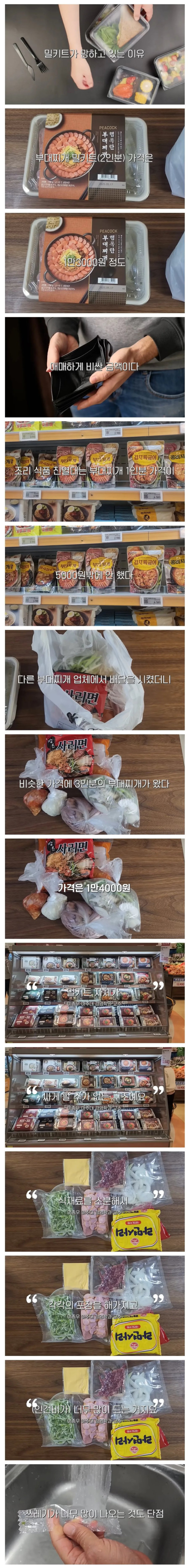 밀키트 시장이 망하고 있는 이유