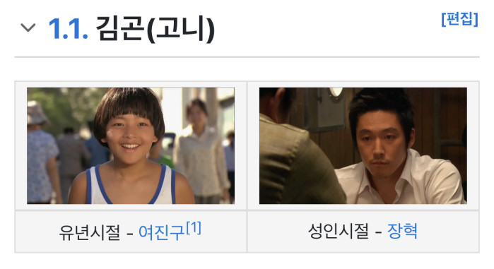 사람들이 기억 못하는 캐스팅