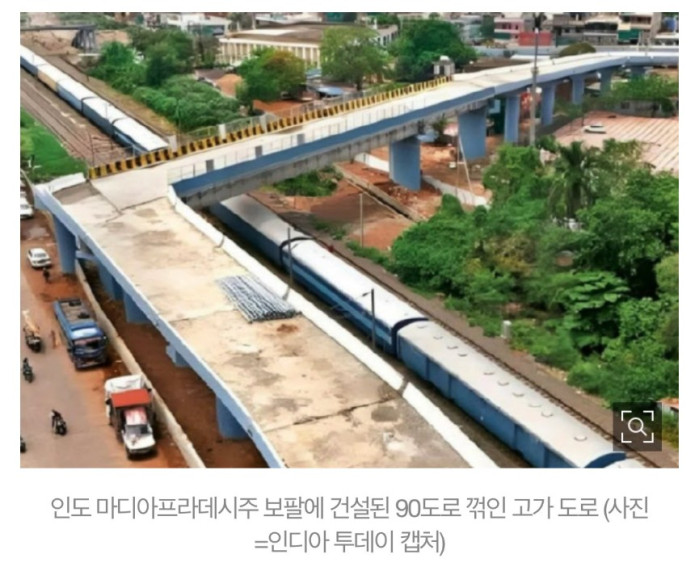 카레국의 28억 들여 만든 도로 수준