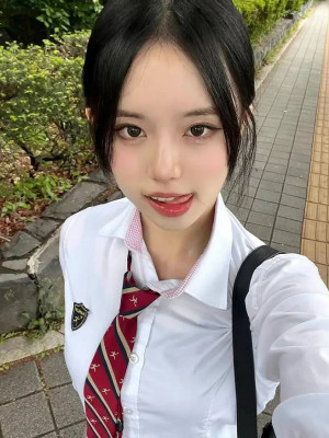 귀여운 여고딩의 혀놀림