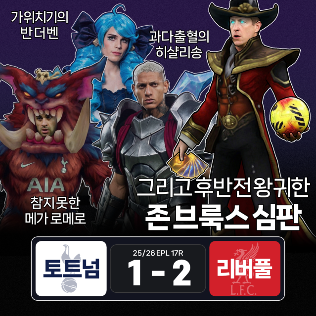 PL1704.png 25/26 EPL 17라운드 한 컷 리뷰 만화.manhwa