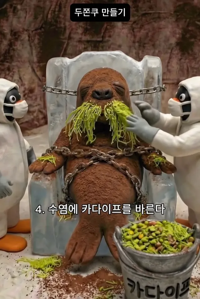 AI가 생각하는 두쫀쿠의 제조 과정