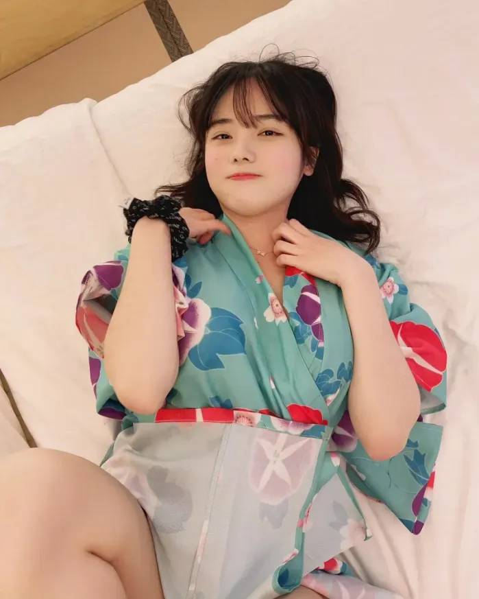 유카타 입고 딩굴딩굴하기