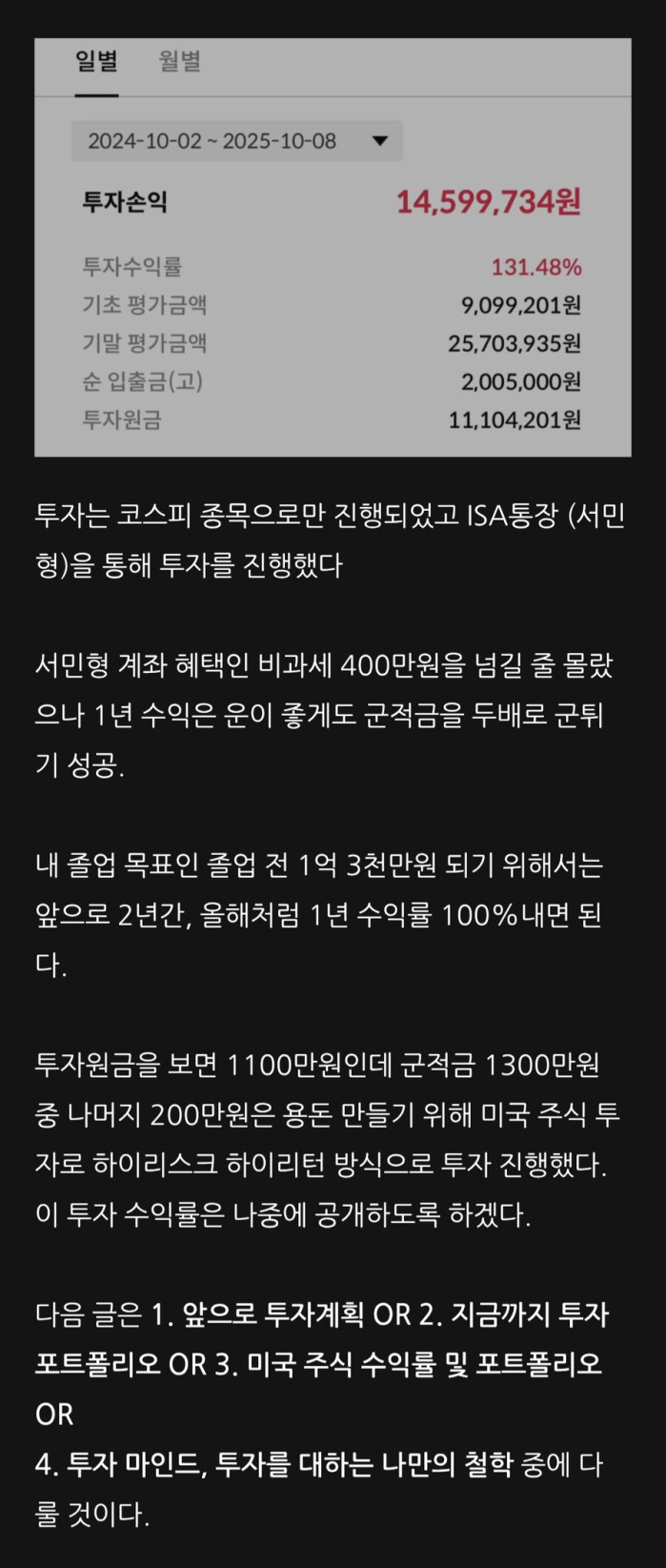 투자 대박나서 신난 20대...